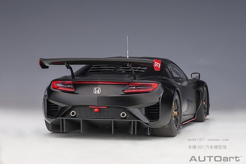 Модель машины autoart/奥拓 1/18 本田nsx honda nsx gt3 2018 汽车模型