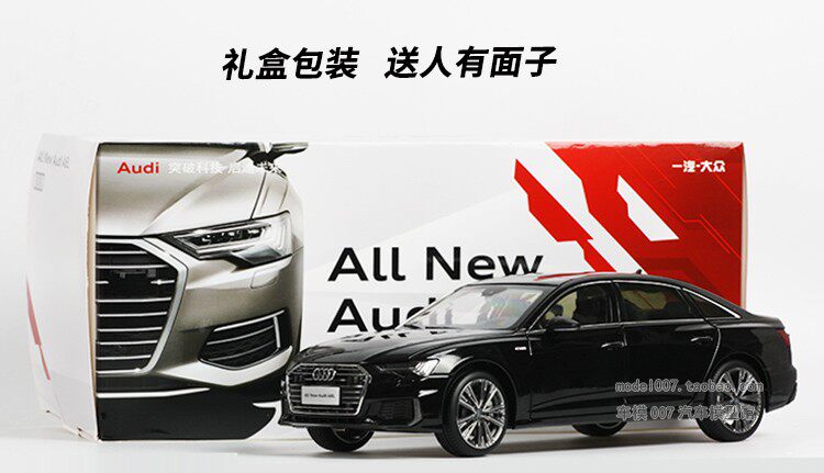 Модель машины 一汽原厂2019全新款奥迪a6l合金aii new a6l仿真1:18汽车模型轿车 OTHER
