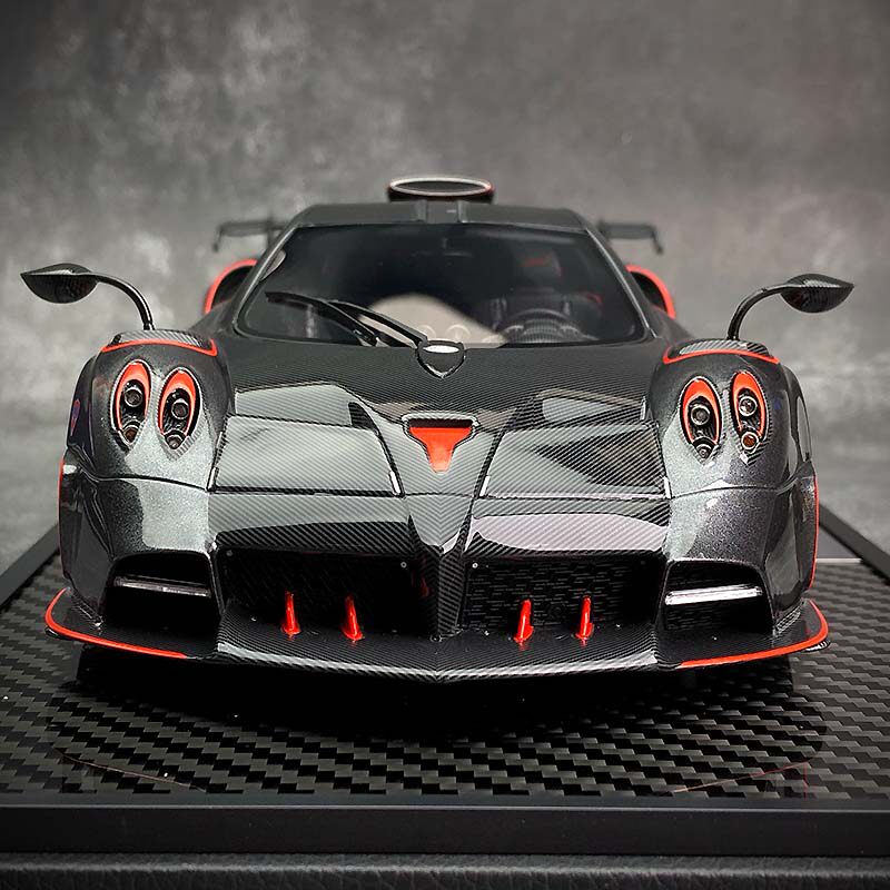 BBR 1/18 Pagani Huayra Imola 2020 Met. Carbon Base Resin Diecast