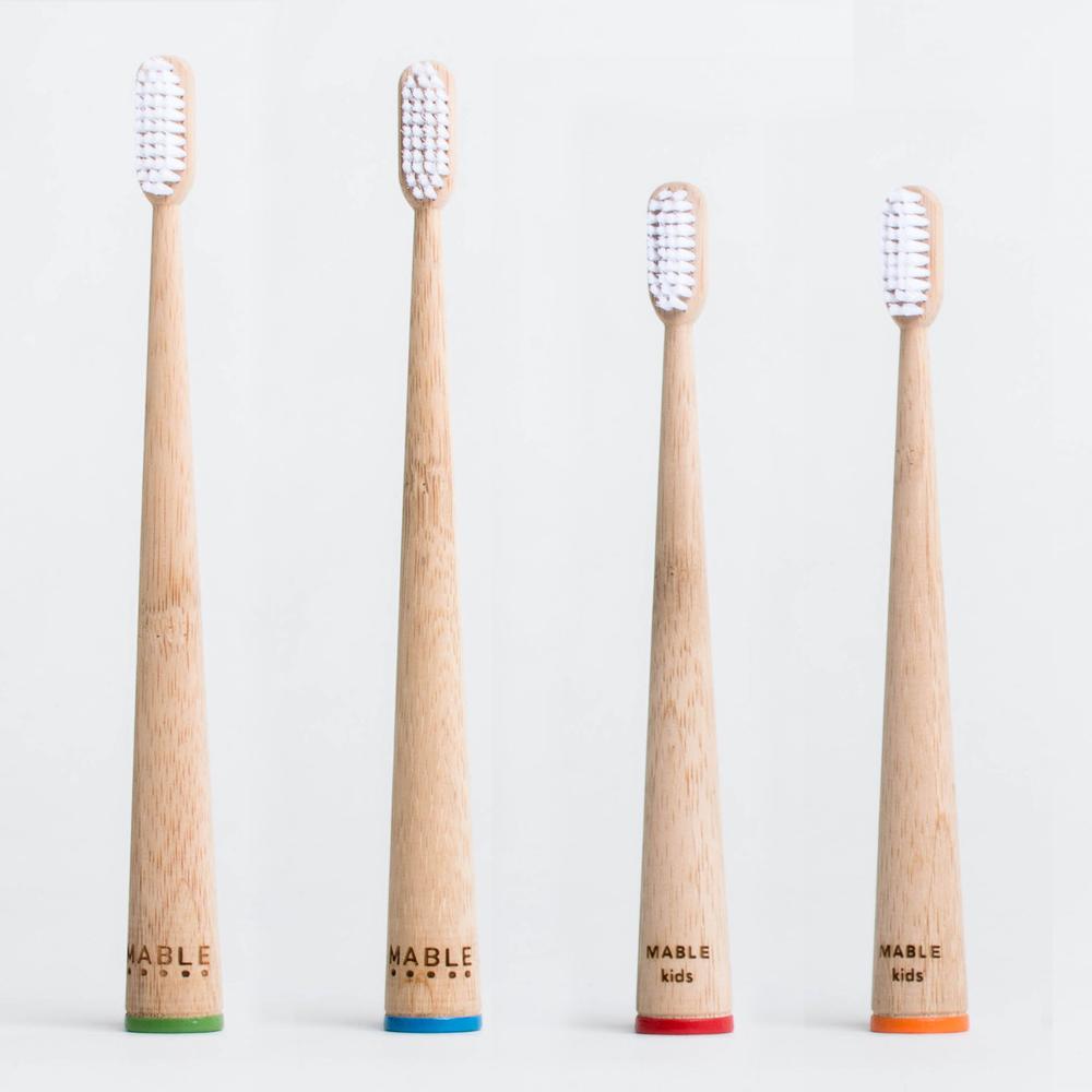 American original imported MABLE fresh minimalist design wooden handle environmental protection bamboo handle toothbrush fashion new product