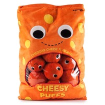 Genuine YummyWorld delicious world number cheeseball snacks with hearty chili sauce plush toy pub