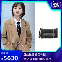 (Overseas direct hair)miu miu Miu Miu Shen Yue style lady Grace Lux Logo printing messenger bag