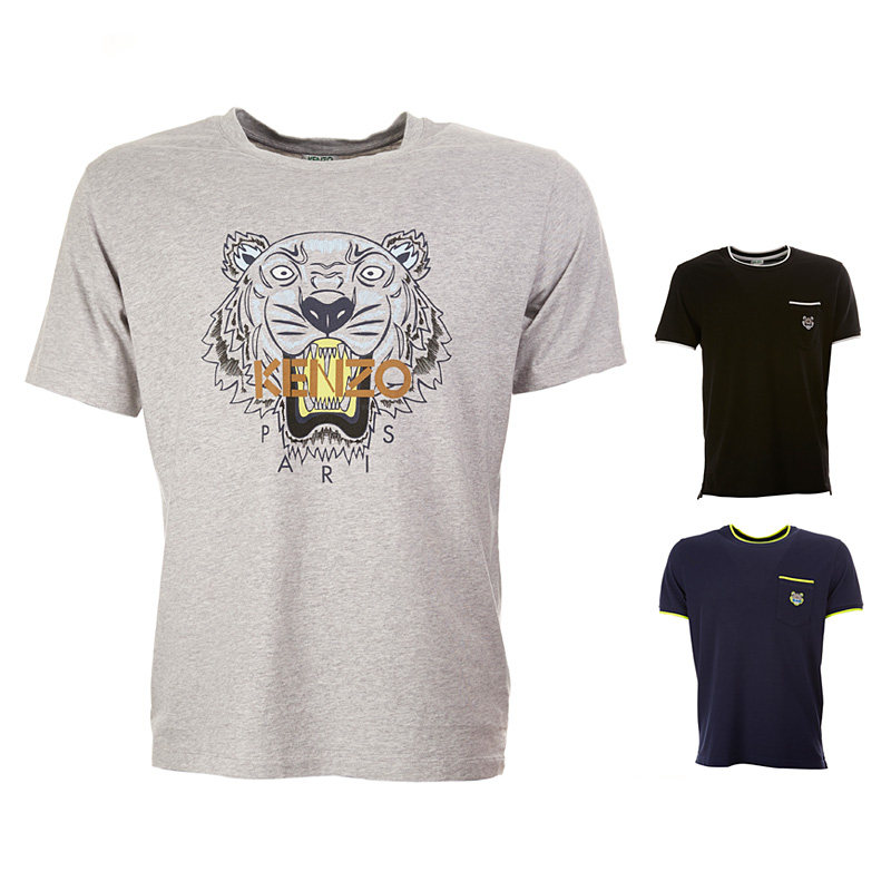 (for purchase price RMB450 ) Kenzo's new embroidered male and female with a short sleeve T-shirt blouse