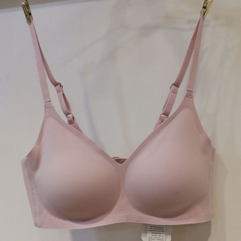 Natural Latex Beautiful Back Soft Smooth Adjustable Sports Bra Comfortable No Steel Rings Gathering Bra Thin Women