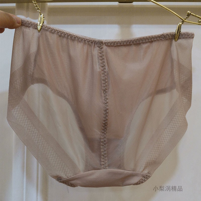 3 băng cổ lưới lưới bên ren gợi cảm thoải mái liền mạch quần short tam giác đầu trong quần lót mùa hè nữ mỏng - Giống cái quần lót