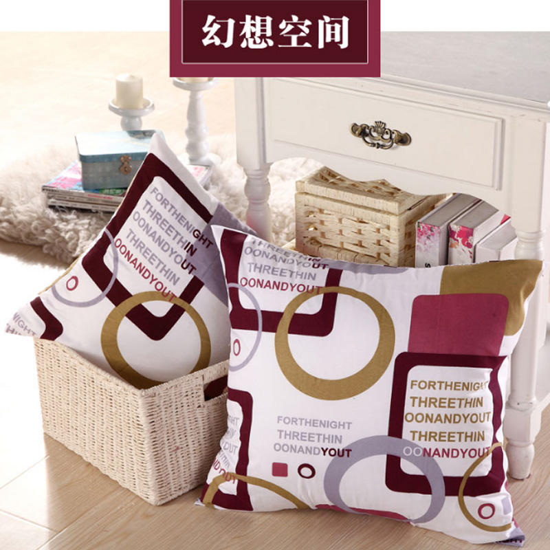 Đệm gối nhỏ vuông gối sinh viên văn phòng thắt lưng ghế sofa đệm có lõi với dây kéo có thể tháo rời và có thể giặt Bộ chăn gối văn phòng hình thú