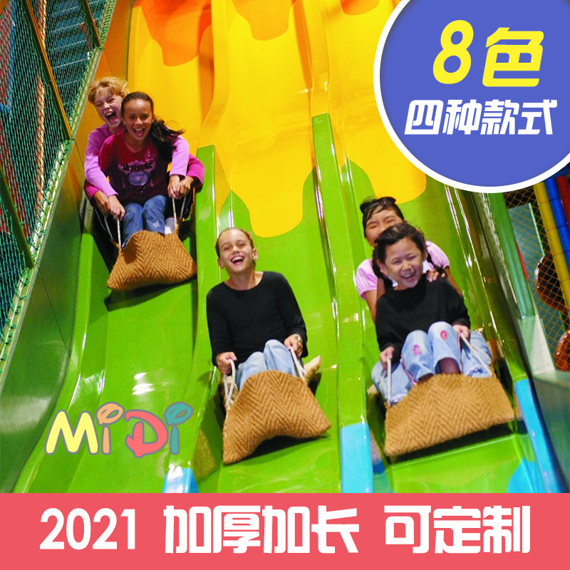 Child adult protection Booster Slip Bag Mat Fiberglass Stainless Steel Devil Rainbow Slide Sail Hemp Cloth Naughty Castle