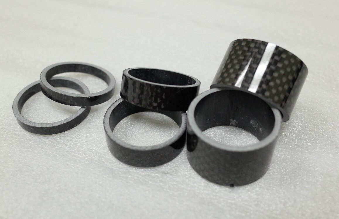 Taiwan prolific carbon fiber front fork gasket 1 1 8 3K 5mm 5mm 10mm 20mm 30MM 100MM