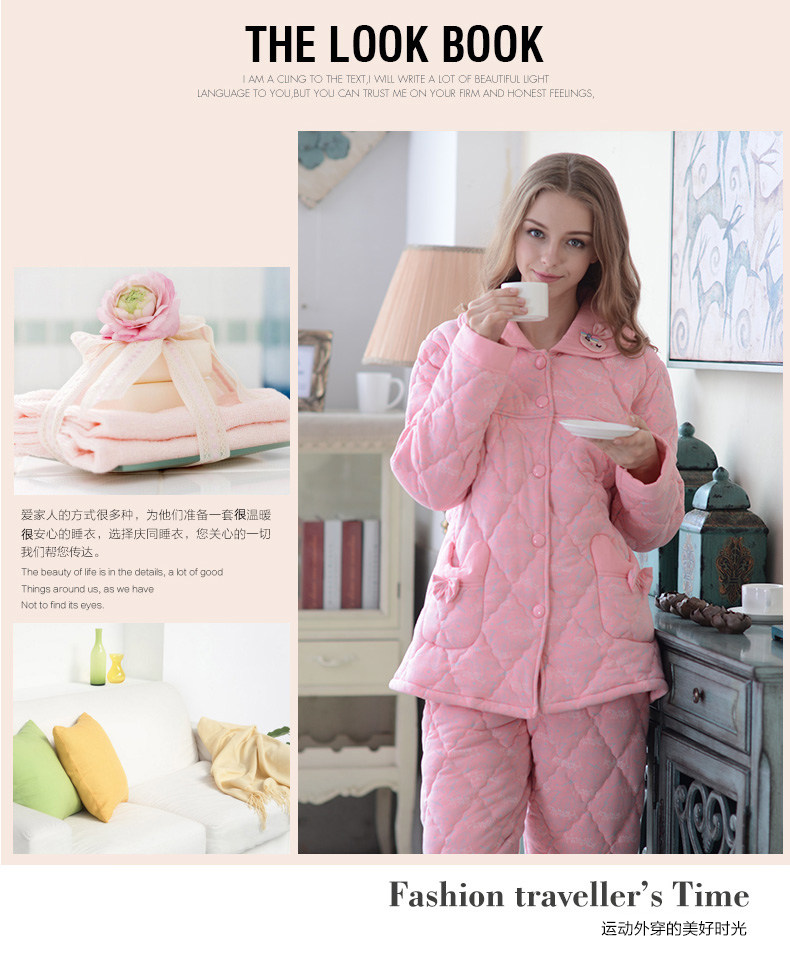 Pyjama mixte en Coton à manches longues - Ref 3004878 Image 13