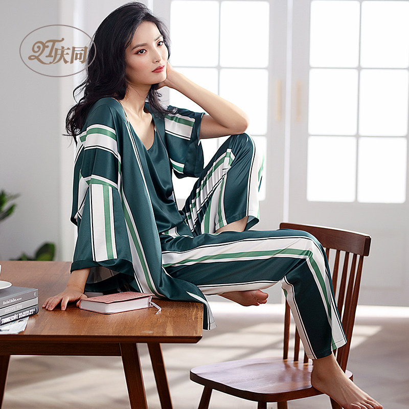 Pyjama pour femme en Polyester Polyester  à manches - Ref 2992450 Image 4