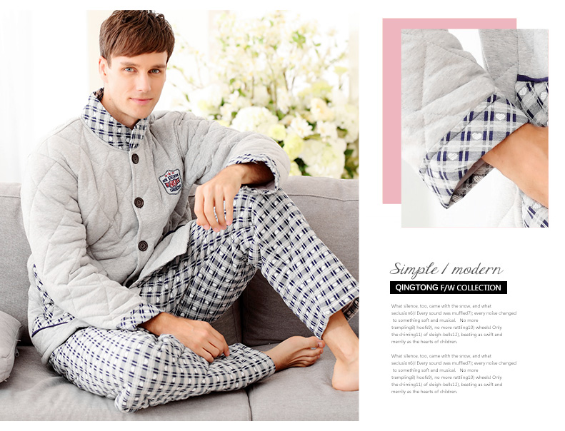 Pyjama mixte en Coton à manches longues - Ref 3004864 Image 17