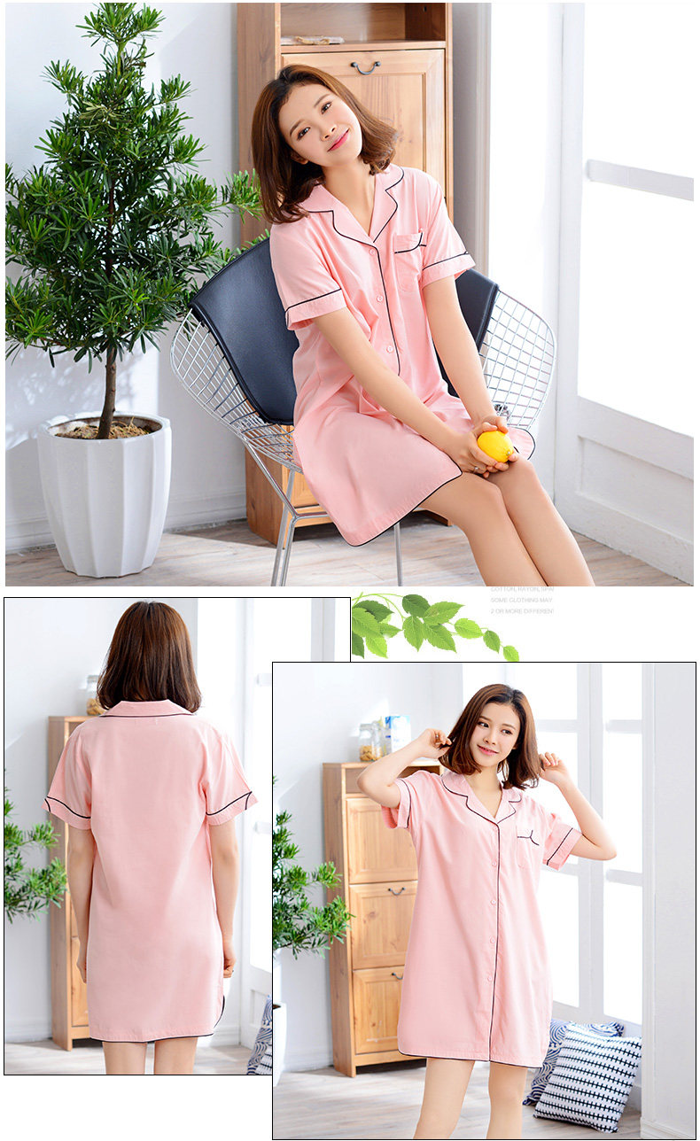 Sweet Sheep Pajamas Spring and Summer Short Sleeve