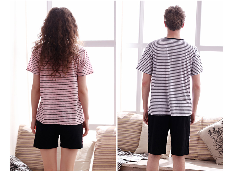 Pyjama mixte en Coton à manche courte - Ref 3004853 Image 16