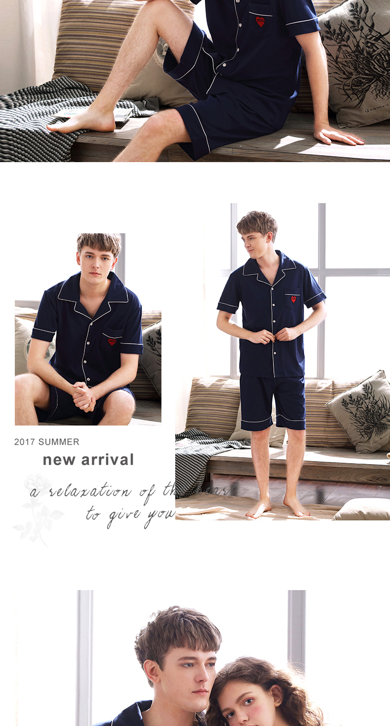 Pyjama mixte en Coton à manche courte - Ref 3004876 Image 13