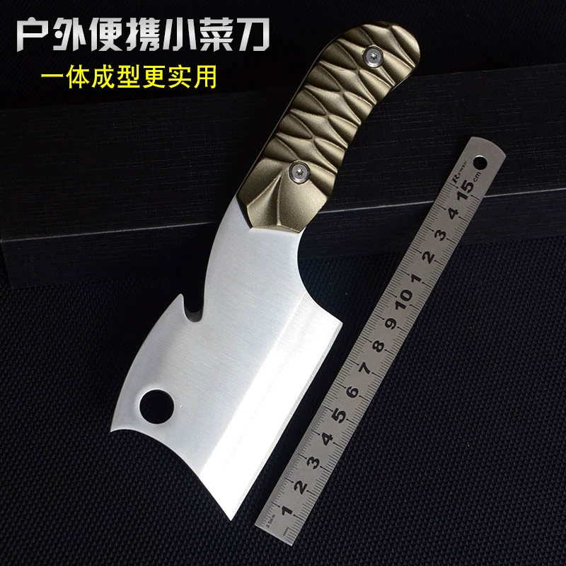 Dao nhà bếp mini ngoài trời đa chức năng keel một con dao thẳng nhỏ cầm tay thép mangan EDC dao trường - Công cụ Knift / công cụ đa mục đích