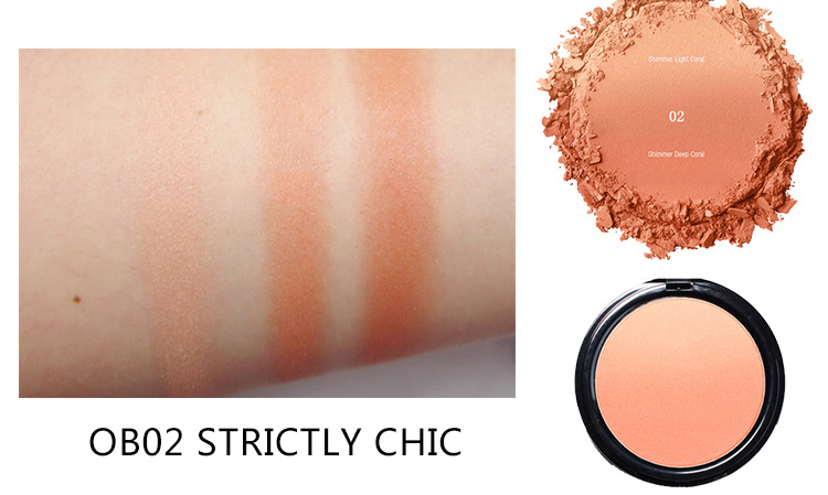 US NYX gradient blush OMBRE BLUSH khả năng sửa chữa kéo dài màu 02 cam 0b01 07 - Blush / Cochineal má hồng dạng kem 3ce