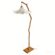 Internet-Famous Art Floor Lamp with a Sense of Design, Petal-Shaped Atmosphere, Pleated Lighting, High Aesthetic Value, Living Room Sofa Corner Decorative Lamp