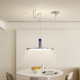 Swing Arm Flying Saucer Pendant Light Bauhaus Modern Minimalist Dining Table Bar Lamp 2026 Design Adjustable and Movable Restaurant Light