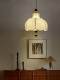 Flower Bud Fabric Chandelier, Modern Simple Retro Style Restaurant Decorative Lamp, Song-Style Aesthetic Atmosphere, New Bar Counter Lamp