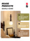 Magic Bean Small Pendant Light, American Retro Style Bedroom Bedside Decorative Lamp, Unique and Creative, High-End Feel, Single-Head Pendant Light for Room