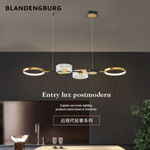 Restaurant chandelier Simple modern 2021 new atmospheric art creative personality designer light bar bar light