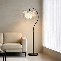Pleated Flower Floor Lamp with Trendy Design and Artistic Ambiance, High Aesthetic Decorative Lamp for Living Room Sofa Corner