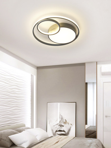 Italian-Style Bedroom Lamp 2026 New Nordic Led Modern Minimalist Creative Living Room Lamp Internet-Famous Minimalist Ceiling Lamp