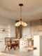 Restaurant Chandelier Japanese Wabi-Sabi Style Creative Dining Table Lighting New Petal Shape Design Art Bar Counter Decorative Lamp