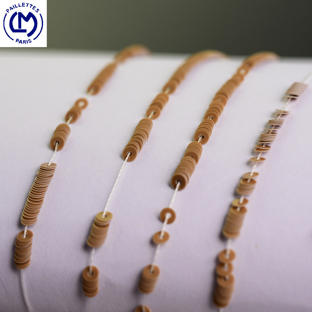 Pure colour series French import LM light curry macaron sequin method Embroidery Material Nail Pearl Clothing Accessories