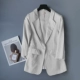 Ngôi sao xuân hè 2019 OL commuter linen Chất liệu cotton mỏng và lanh nhỏ phù hợp với áo khoác cao eo quần short thời trang phù hợp với nữ