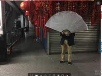 White fan fan bone length 70CM custom fan 140 degree fan white fan custom fan white