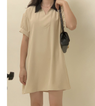 Authentic Li Kuis shop collar color color dress L21130