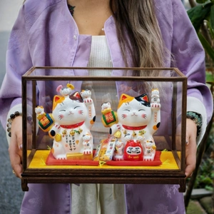 Японский орнамент Lucky Cat, открытие магазина, стойка регистрации Lucky Cat, орнамент для дома, гостиной, переезда в новый дом, подарок Lucky Cat