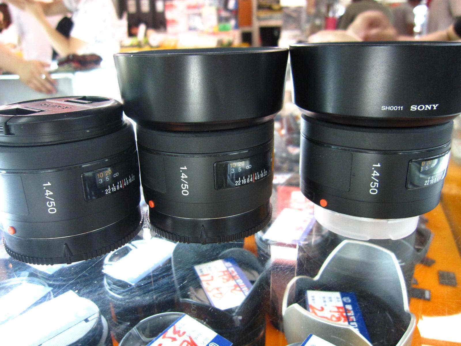 Sony 50 1 4 color 99 new full package Classic portrait mirror support exchange charge crown