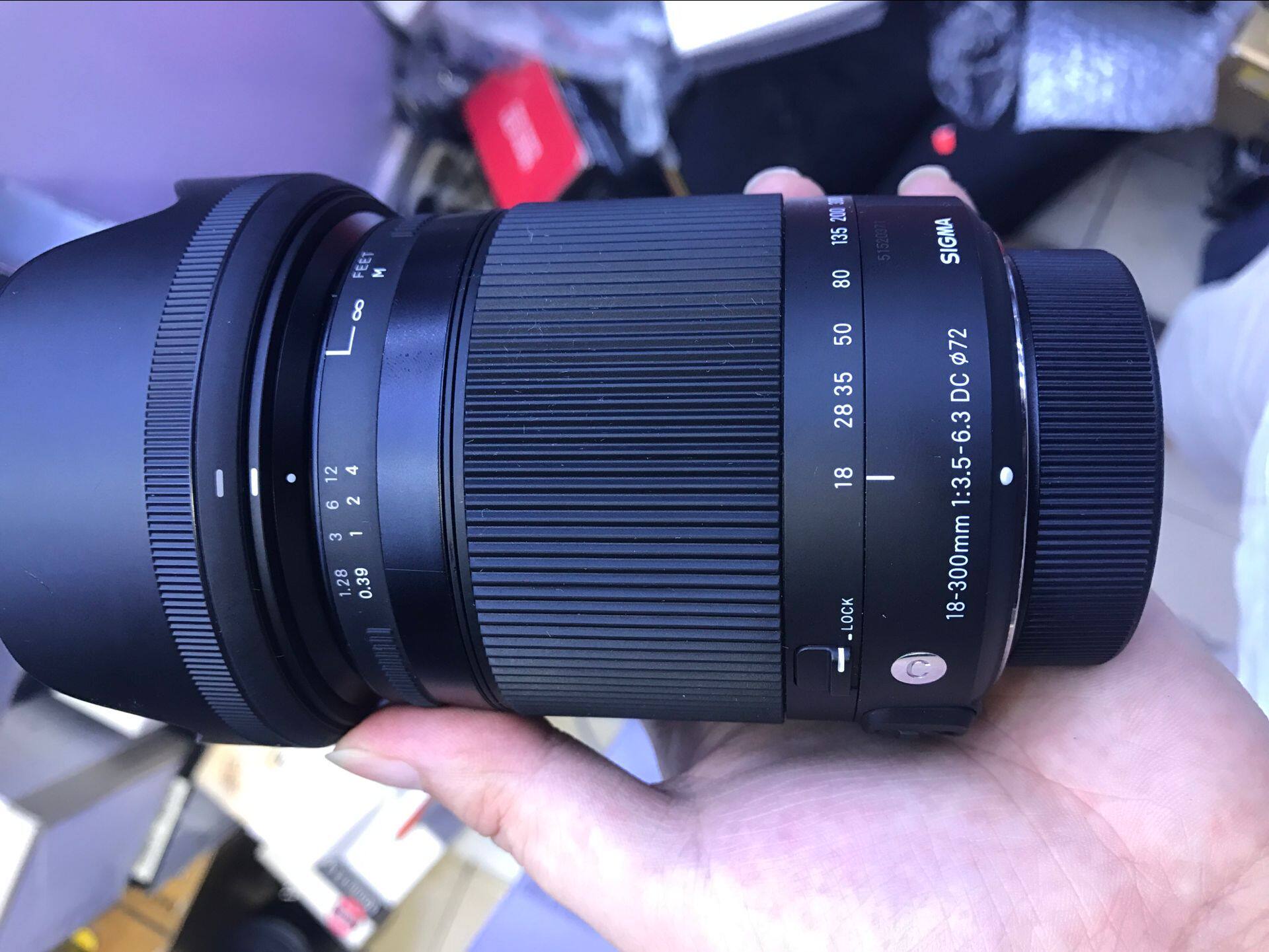 Seahorse 18-300mm3 5-6 3 shake-proof lens 99 New own micropitch C version support for a change of purchase