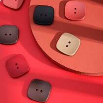 Decorative Accessories Upscale Womens Buttons Hairy Big Square Buttons Buttoned Subblouse Blouse 100 hitch to collect waist button clothes