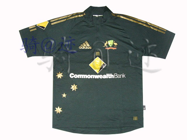 Áo bóng bầu dục Úc áo bóng đá tất cả quần áo bóng đá màu đen Cricket shir - Thể thao sau bộ adidas
