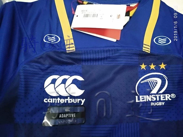 Leinster2018Canterbury rugby Jersey rugby tay áo ngắn - bóng bầu dục