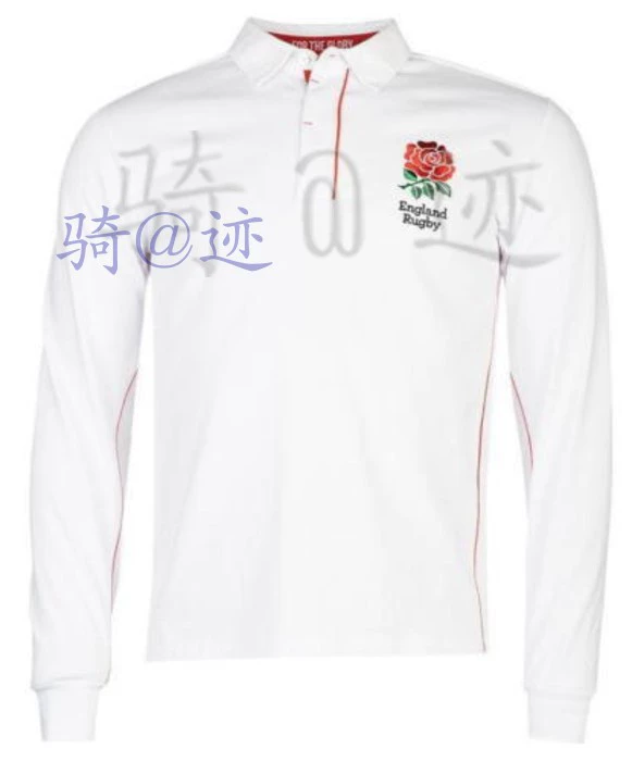 ENGLAND rugby Canterbury RUGBY 1871 POLO Anh Bóng bầu dục dài tay áo