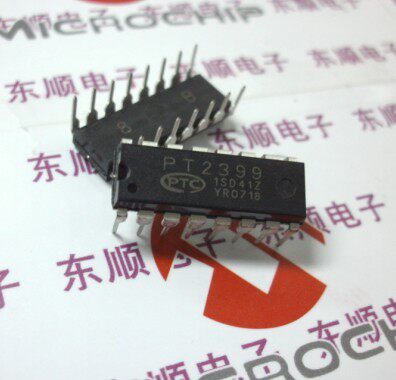 PT2399 (DIP-16) audio digital handling chip homemade brand new one up