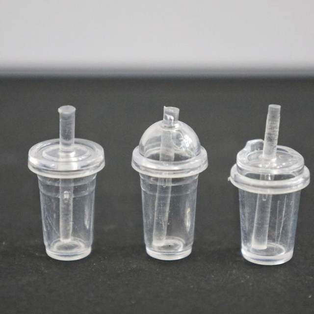 Mini Toy Mini Food Play Blank Drink Cup Model