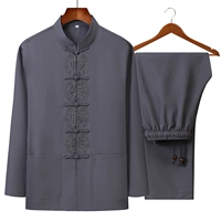 2113 Deep Grey Suit (брюки с длинными насадками) (вершина верхней части брюк)