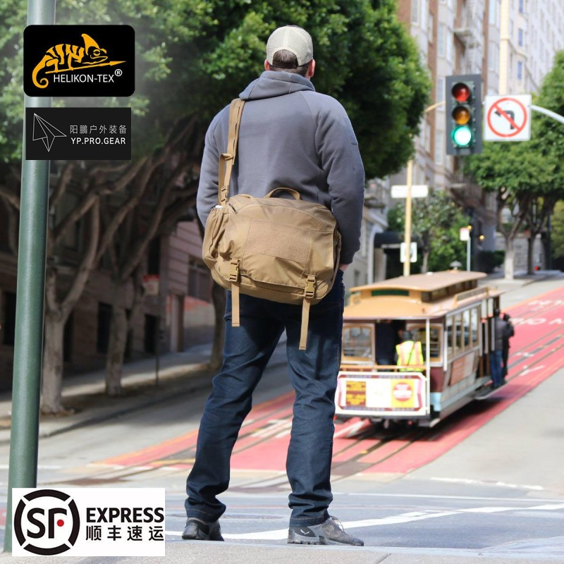 Helikon Courier Messenger Bag Outdoor Travel Trendy Computer Shoulder Crossbody Bag Large Size