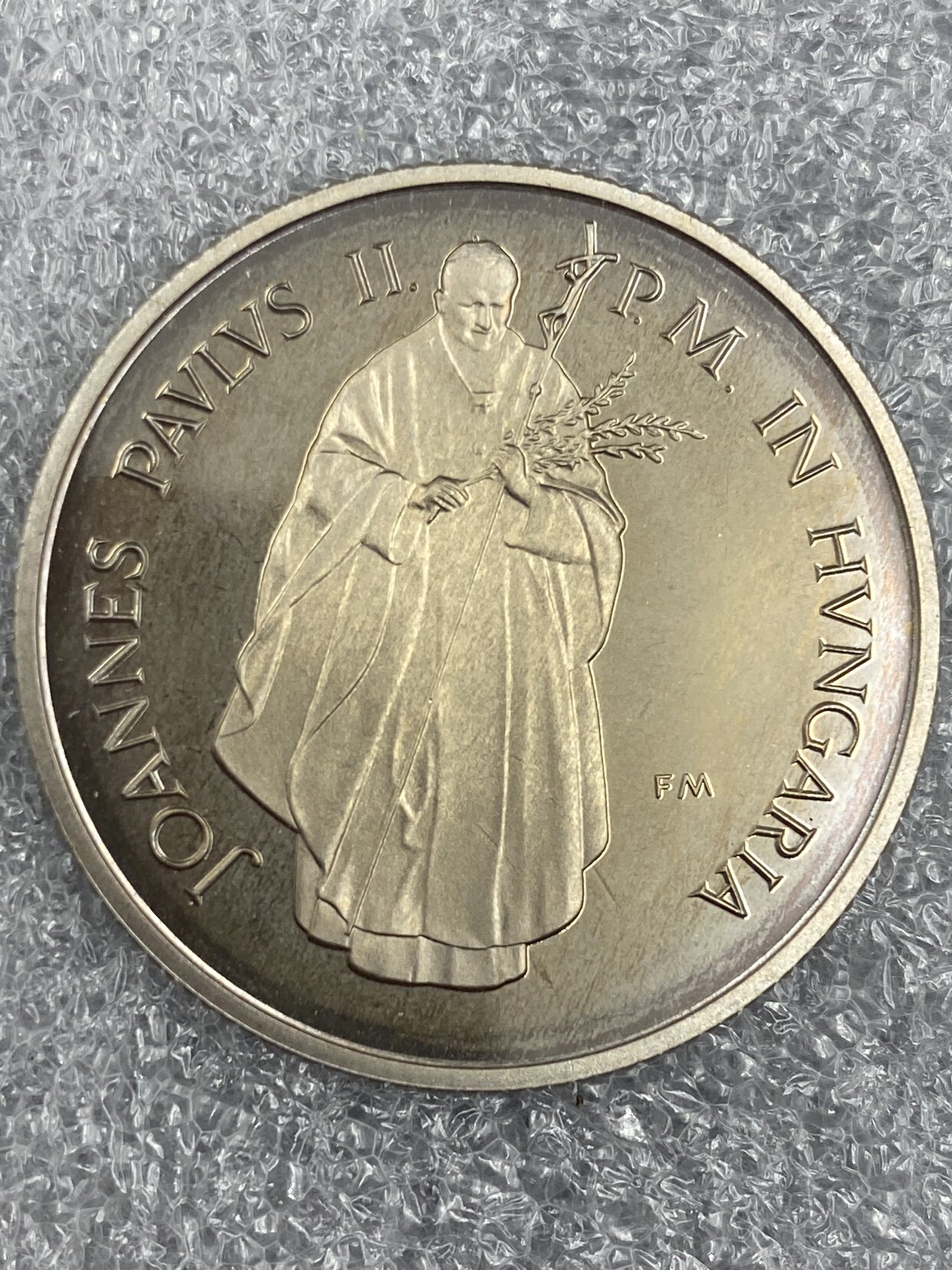 PROOF-Hungary 1991 100 HUF Pope visits the new Refined Coin Collection of the Commemorative Coin