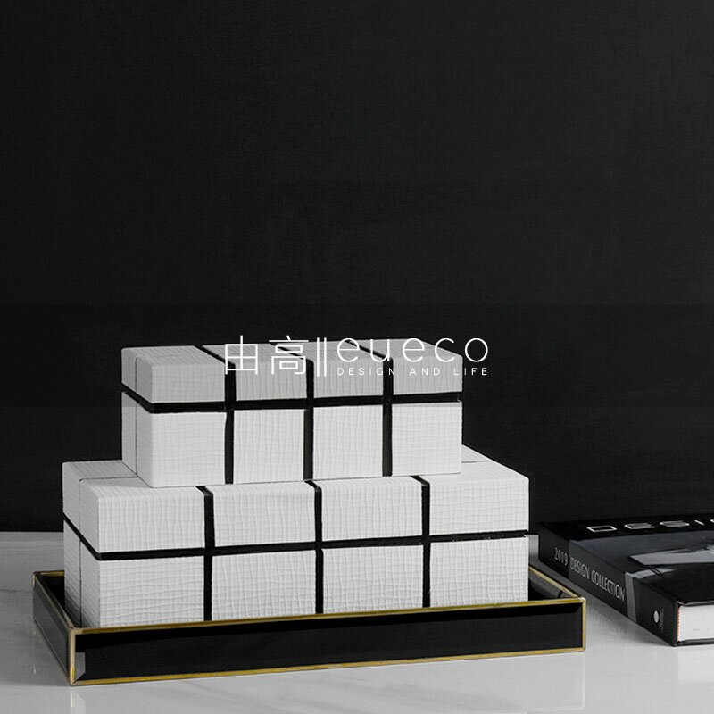 Minima Modern Boilerplate Room Home Bedroom Makeup Desk Containing Box Creative First Accessories Box Desktop Soft Adornment Box