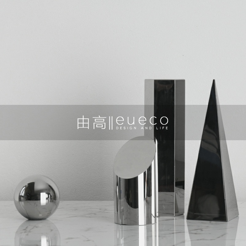 Brief Modern Light Lavish Geometric Body Crystal Swing Accessories Home Boilerplate Room Soft Adornment Sample House Display Center Tabletop Furnishing