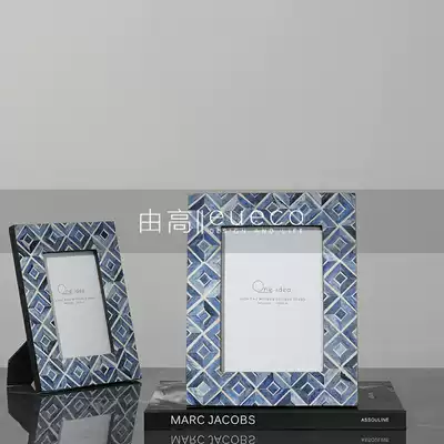 Modern soft decoration bedroom 6 7 inch photo frame desktop decoration model room sample house display center desktop frame decoration