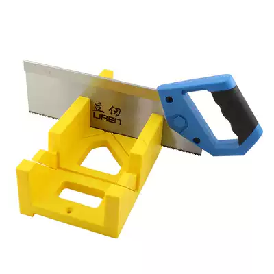 Blue and black handle 14 inch handplate saw 12 inch line saw wire saw handmade saw fine tooth woodworking saw frame