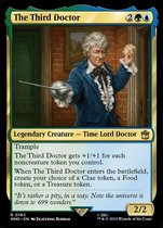 (Planeswalker Cards) Magic: The Gathering Doctor Who WHO Gold The Third Doctor 162