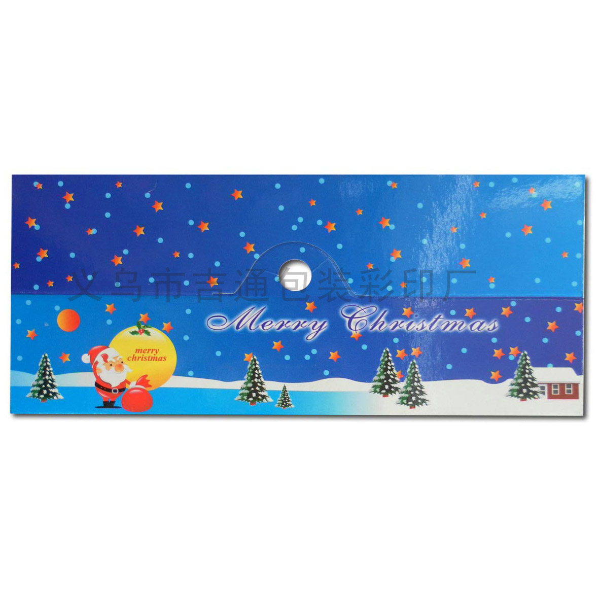 Set to make Christmas old man's collet paper card hanging tag for paper card hanging card holder wholesale fix